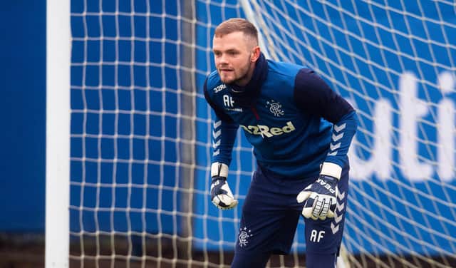Rangers third-string goalkeeper Andy Firth has signed a new contract. Picture: SNS
