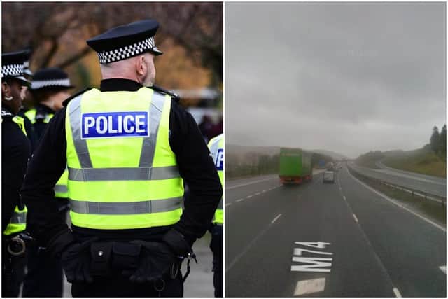 Officers find £1.2million worth of cocaine on M74