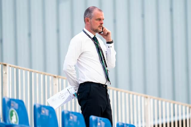 Graeme Mathie has been relieved of his duties as Hibs sporting director.