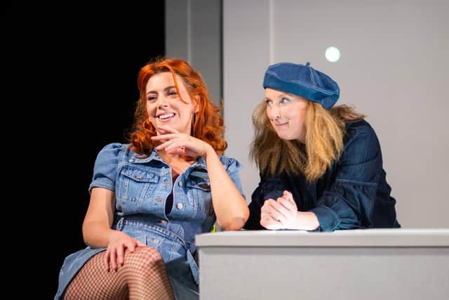 Rebecca Wilkie as Amy and Julie Wilson Nimmo as Sasha in My Romantic History