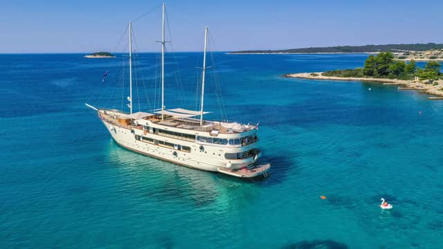 A Sail Croatia ship. Pic: Sail Croatia/PA.