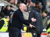 Livingston manager David Martindale on the touchline during the 3-0 defeat to Celtic. (Photo by Craig Foy / SNS Group)
