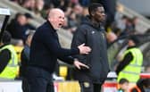 Livingston manager David Martindale on the touchline during the 3-0 defeat to Celtic. (Photo by Craig Foy / SNS Group)