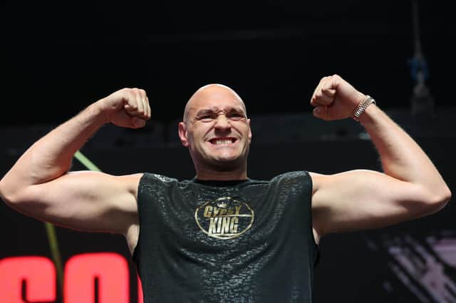 Tyson Fury has demanded the BBC take him off this year’s list of contenders for the Sports Personality of the Year award. Picture: Bradley Collyer/PA Wire