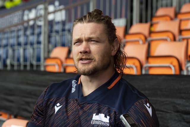 New Edinburgh prop Nick Auterac is a massive house music fan. (Photo by Mark Scates / SNS Group)