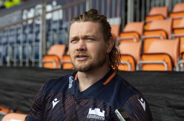 New Edinburgh prop Nick Auterac is a massive house music fan. (Photo by Mark Scates / SNS Group)