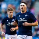 Marshall Sykes, who made his Scotland debut against Tonga at Murryfield in October 2021, has been called into the squad for the Italy match. (Photo by Ross Parker / SNS Group)