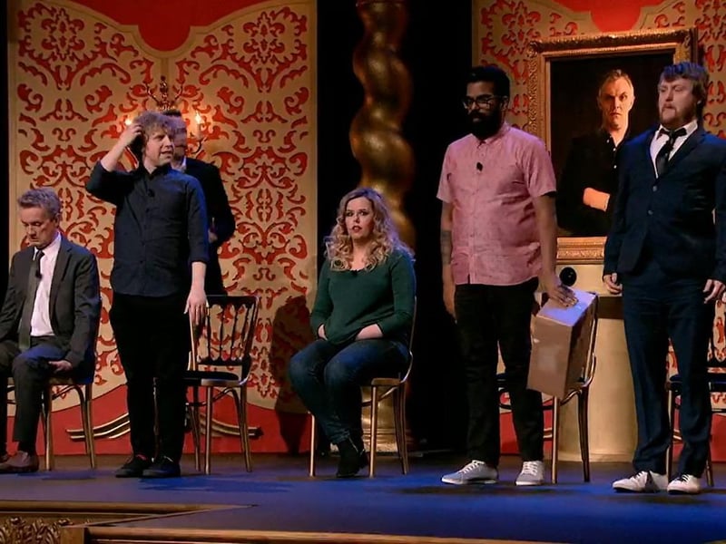 Hot on the heels of episode two of series one is the very next episode of the same season - The Poet And The Egg. Building an egg tower was one of the classic tasks facing Roisin Conaty, Tim Key, Romesh Ranganathan, Frank Skinner and Josh Widdicombe on Tuesday, August 11, 2015.