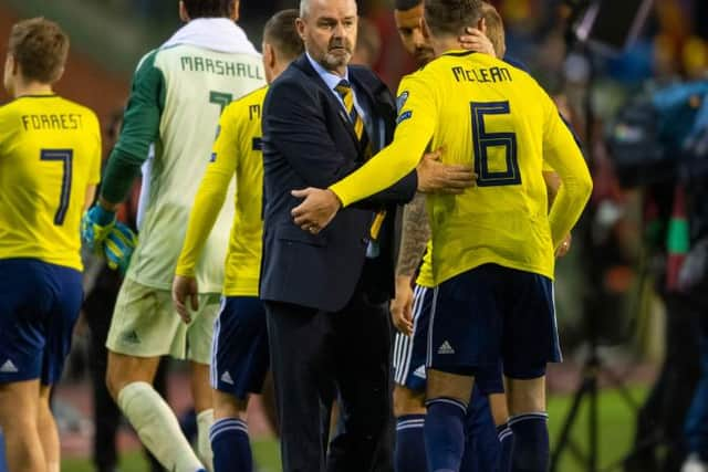 Scotland manager Steve Clarke has sympathised with Kenny Mclean afetr news of his injury sustained in Norwich City's title-winning season. (Picture: SNS)