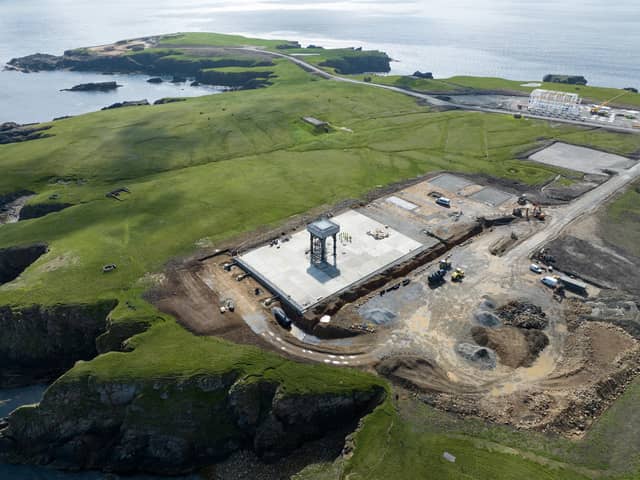 Saxavord spaceport in Unst on the Shetland Islands pic: SaxaVord/PA Wire