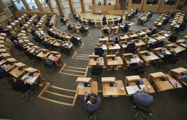 The Scottish Parliament will hold a virtual meeting today.