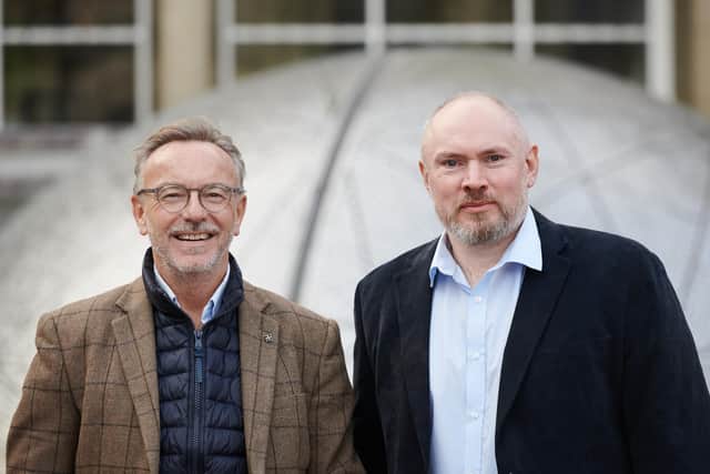 Steve McMahon, who has joined Ingenious Audio, alongside the Edinburgh firm's chief executive John Crawford.