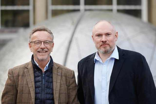 Steve McMahon, who has joined Ingenious Audio, alongside the Edinburgh firm's chief executive John Crawford.