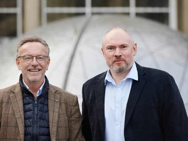 Steve McMahon, who has joined Ingenious Audio, alongside the Edinburgh firm's chief executive John Crawford.