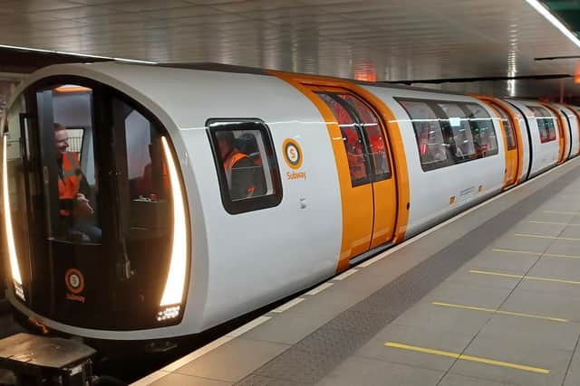 The new trains will initially be operated by drivers before switching to remote control with no staff on board. Picture: SPT