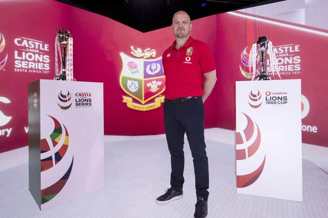 Gregor Townsend, the British and Irish Lions attack coach. Picture: Dan Sheridan/Pool/Getty Images