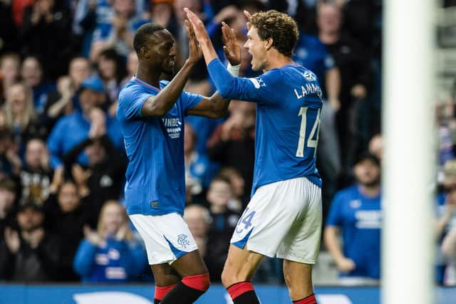 New signings Abdallah Sima and Sam Lammers started for Rangers, with the latter getting on the scoresheet.