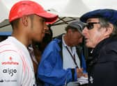 Lewis Hamilton with Sir Jackie Stewart.