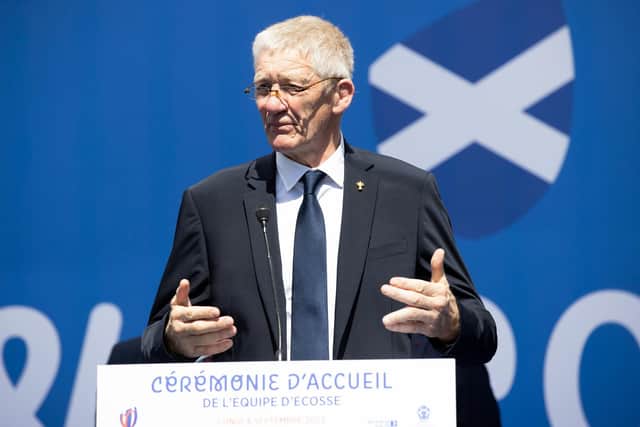 John Jeffrey will now not stand for election as chairman of World Rugby. (Photo by Craig Williamson / SNS Group)
