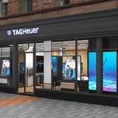 A rendering of how the new TAG Heuer boutique is likely to look when it opens later this year on Glasgow's Buchanan Street.
