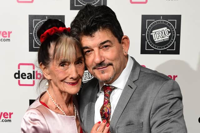John Altman and June Brown attending the 2017 Television and Radio Industries Club Awards