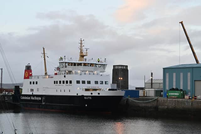 The MV Bute cost £8.5m to construct and entered service in 2005.
