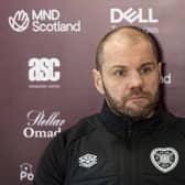Manager Robbie Neilson on the memorable 2--0 win over Rangers that ended his first spell as Hearts manager in 2016: "I had a full head of hair back then!" (Photo by Mark Scates / SNS Group)