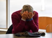 A homeless person at a Crisis centre. Picture: PA