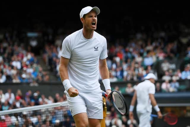 Andy Murray is back in action this week in Newport.