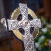 The Cross of Wales, which will lead the coronation procession at Westminster Abbey on 6 May, incorporates a relic of the True Cross gifted by Pope Francis
