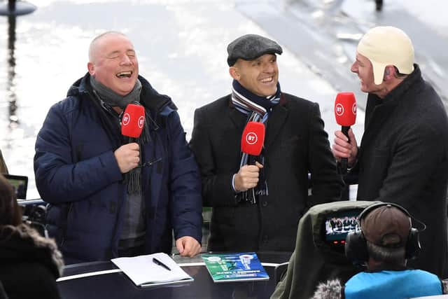 Chris Sutton and Alex Rae have had their say on the possibility of the league season ending. Picture: SNS