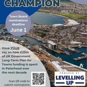 The Town Board will feature local champions from the community.