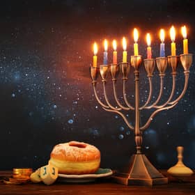 Hanukkah is celebrated over eight days