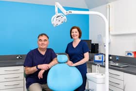 David and Gillian Logan of Maybole Dental Practice, which has been acquired by Clyde Munro Dental Group. Picture: Ian Georgeson