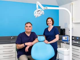 David and Gillian Logan of Maybole Dental Practice, which has been acquired by Clyde Munro Dental Group. Picture: Ian Georgeson