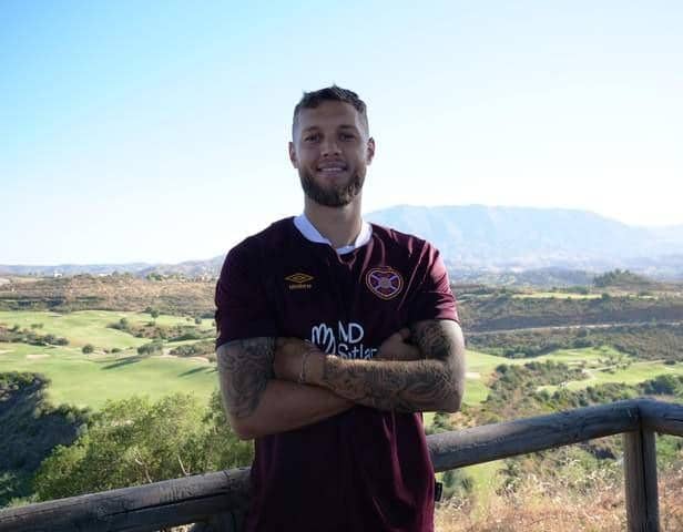 Jorge grant has joined Hearts on a three-year deal. Picture: Heart of Midlothian