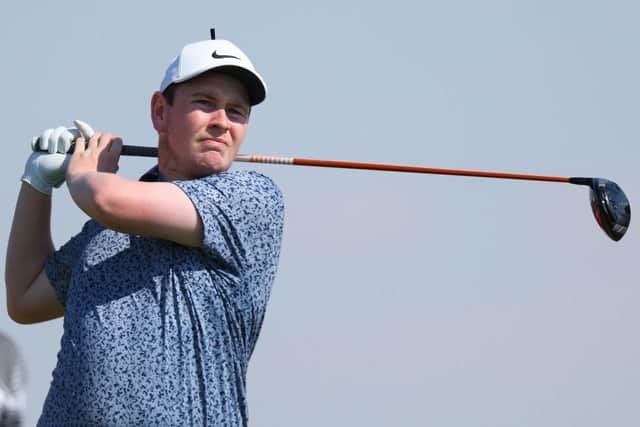 Bob MacIntyre in action during the second round of the Abu Dhabi HSBC Championship at Yas Links. Picture: Andrew Redington/Getty Images.
