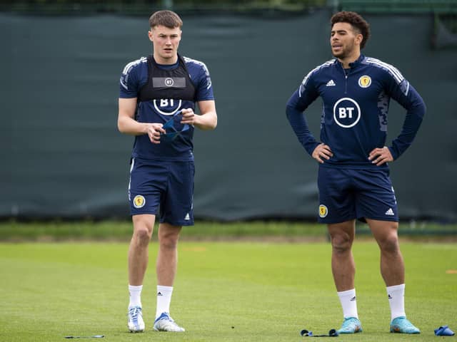 Nathan Patterson (left), Che Adams and Kenny McLean (not pictured) have pulled out of the Scotland squad to face Turkey on Wednesday. (Photo by Paul Devlin / SNS Group)