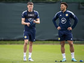 Nathan Patterson (left), Che Adams and Kenny McLean (not pictured) have pulled out of the Scotland squad to face Turkey on Wednesday. (Photo by Paul Devlin / SNS Group)