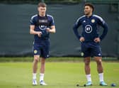 Nathan Patterson (left), Che Adams and Kenny McLean (not pictured) have pulled out of the Scotland squad to face Turkey on Wednesday. (Photo by Paul Devlin / SNS Group)