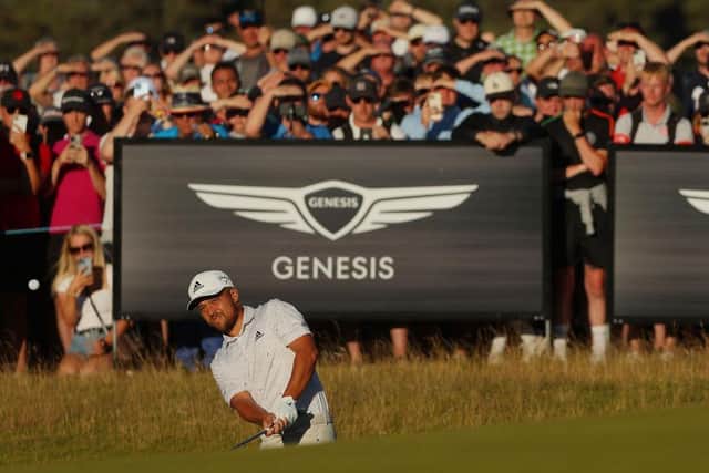 Big crowds turned out at The Renaissance Club to watch American Xander Schauffele win the Genesis Scottish Open in July. Picture: Kevin C. Cox/Getty Images.