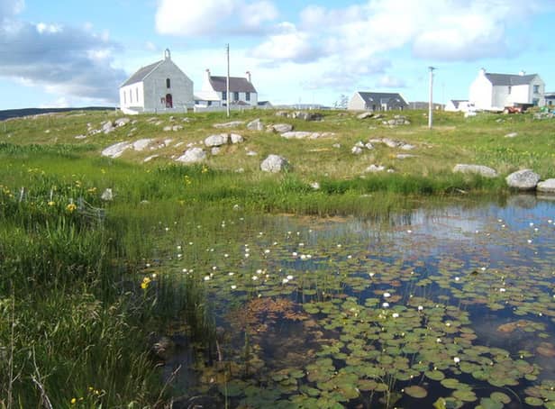 The house for sale in Daliburgh, South Uist (pictured) will not be available to those seeking to buy a holiday or second home. PIC: Barbara Carr/geograph.org/CC.