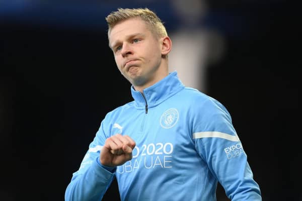 Oleksandr Zinchenko of Manchester City. (Photo by Michael Regan/Getty Images)