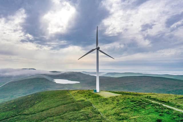A wind turbine on Orkney. Picture: AFP via Getty Images