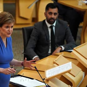 Nicola Sturgeon was answering questions from MSPs in Holyrood