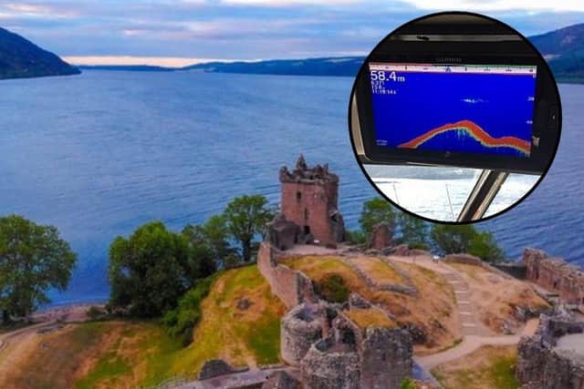 Benjamin Scanlon took the picture showing what could be Nessie using a sonar camera.