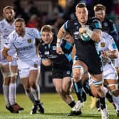 Jack Dempsey in action for Glasgow.