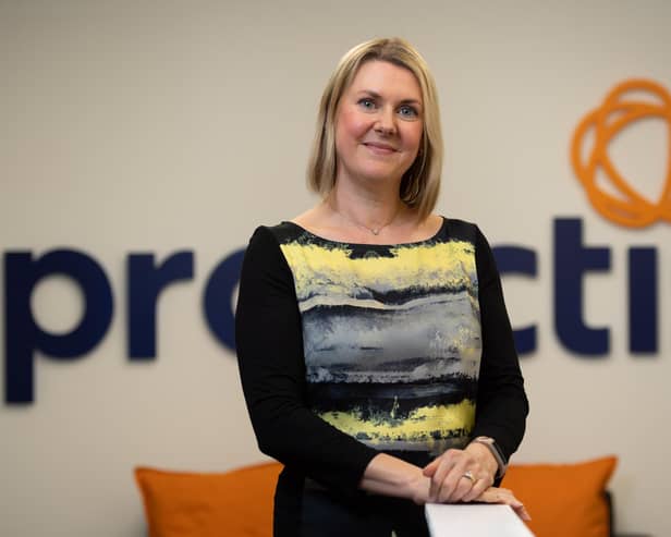 Debbie Mackenzie, managing director at Proactis: 'These last few months have been very exciting for Proactis in Aberdeen.' Picture: Richard Frew Photography