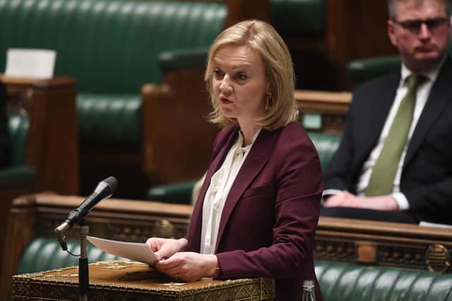 Foreign Secretary Liz Truss, who was in parliament today, has tested positive for covid.