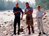 A picture from Balmoral in August 1997, taken around a fortnight before the death of Diana, Princess of Wales. PIC: James Gray/Shutterstock.